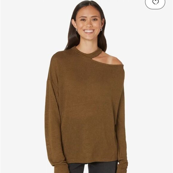 Sanctuary Womens Full Time Lover Green Knit Tee Pullover Top Shirt NWT - Picture 5 of 8